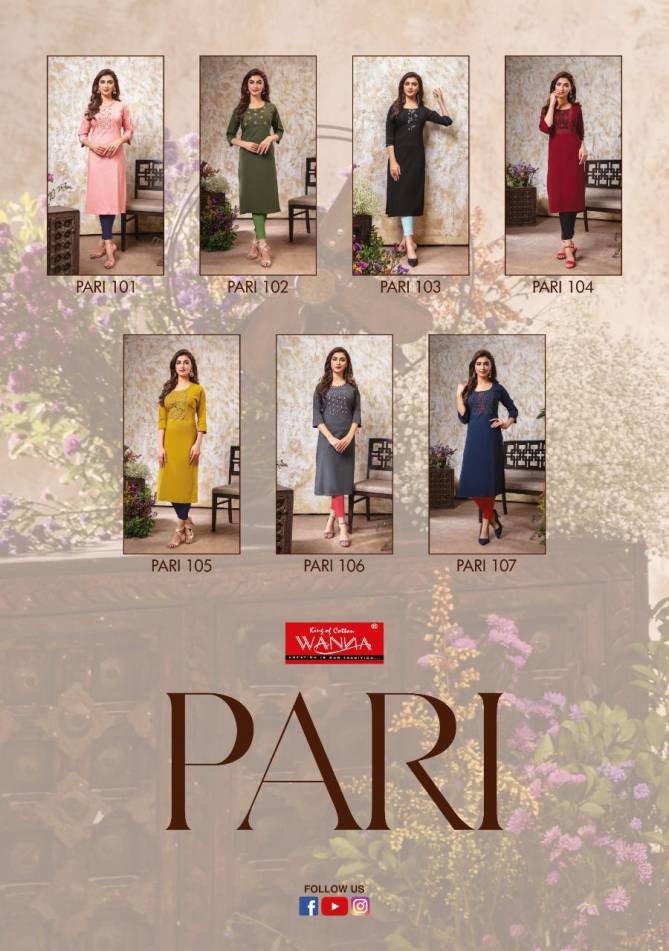 Wanna Pari Fancy Party Wear Designer Fancy Kurti Collection